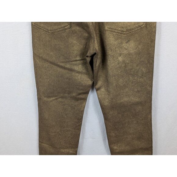 Lauren Ralph Lauren Metallic High Rise Skinny Ankle Jeans Women's Size 6 - Picture 9 of 11